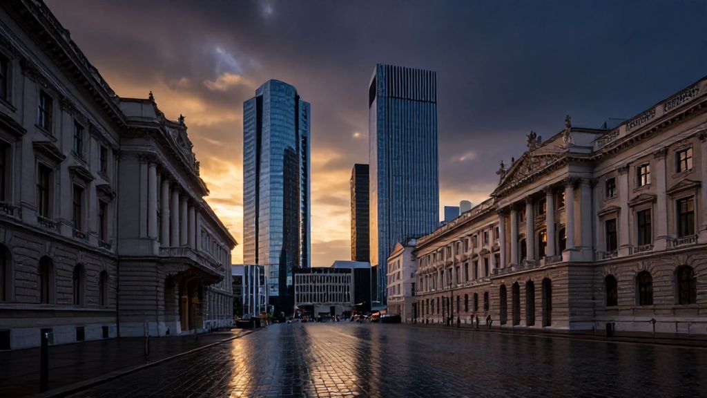 Analytische Horizontvisualisierung wirtschaftlicher Projektionsräume